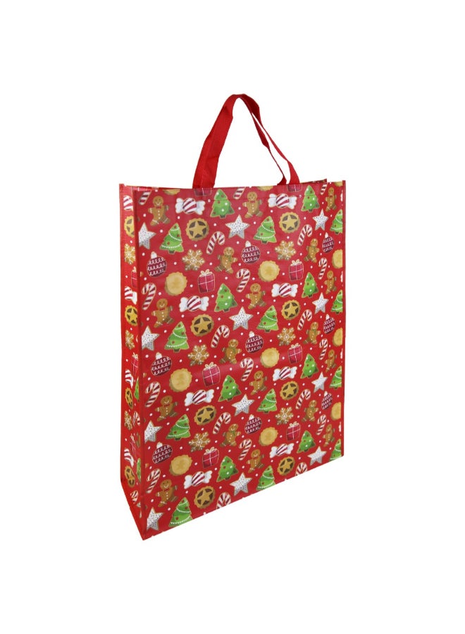 Eurowrap Merry Christmas Gingerbread Jumbo Gift Bag